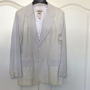 White Linen Suit Jacket